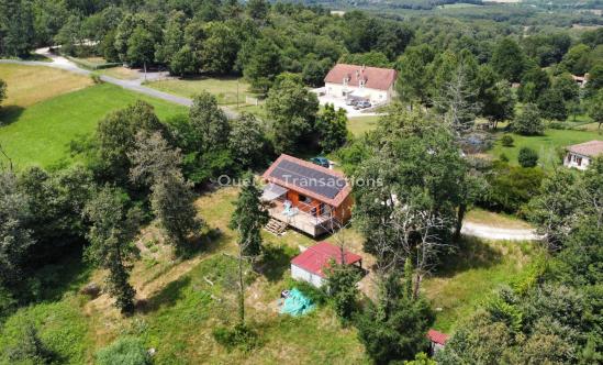 Recently-built detached house in the hills between Montignac and Thenon.