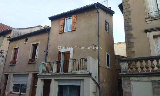 Cahors centre: maison T2 avec terrasse 